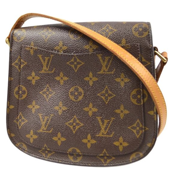 LOUIS VUITTON SAINT CLOUD MM SHOULDER BAG PURSE MONOGRAM - Picture 7 of 9